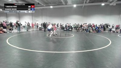 48 lbs Champ. Round 2 - Tristan Pino, Betterman Elite Wrestling vs Chance Wuhr, Lake Erie Regional Training Center