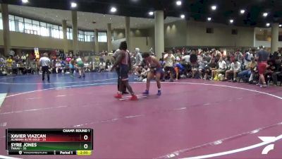 190 lbs Round 1 (32 Team) - Xavier Viazcan, Alabama Elite Gold vs Syre Jones, TNAAU