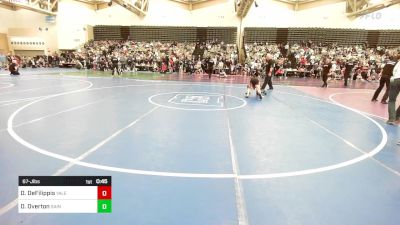 67-J lbs Quarterfinal - Dominick DeFilippis, Yale Street vs Dylan Overton, Saint Francis Academy Jaguar - The Villages(Baltimore MD)