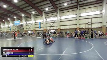 180 lbs Round 1 (4 Team) - Symphony Veloz, Oklahoma vs Roan Cook, Alaska