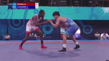 70 kg Qualif. - Miscael Nzuzi, Congo DR vs Ankh Altangerel, Mongolia