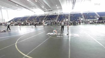 58 lbs Semifinal - Kensey Morales, BlackCat WC vs Caleb Johnson, Rancho Bernardo WC