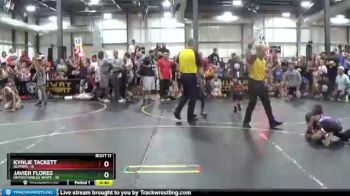 56 lbs Finals (8 Team) - Kynlie Tackett, Olympia vs Javier Flores, Untouchables White