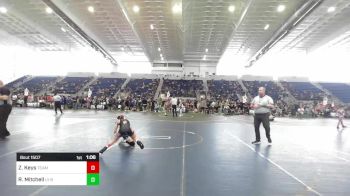 72 lbs Quarterfinal - Zanyah Keys, Team Aggression vs Rosemarie Mitchell, LV Bears WC