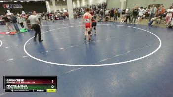 132 lbs Champ. Round 1 - Gavin Cheek, Nebraska Elite Wrestling Club vs Maxwell Beck, Foxfire Wrestling Club