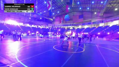 132 lbs Semifinal - Gabriel Delbridge, Eaglecrest WC vs David Gonzalez, Scrap Yard Garage