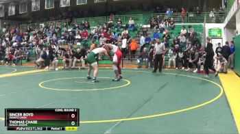 215 lbs Cons. Round 2 - Sincer Boyd, Swartz Creek vs Thomas Chase, Dublin Jerome