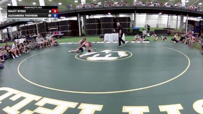 120 lbs Haley Stenz, Michigan vs Alexandra Thovson, Minnesota