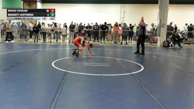 85 lbs Consi Of 32 #2 - Bruce Fowler, WV vs Bennett Hoffberg, IL