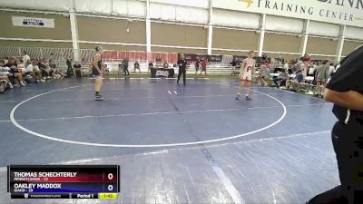 150 lbs Round 3 (8 Team) - Thomas Schechterly, Pennsylvania vs Oakley Maddox, Idaho