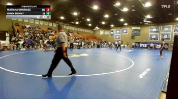 120 lbs 1st Place Match (16 Team) - Mariana Gonzalez, Buchanan vs Erinn Sepsey, Golden West