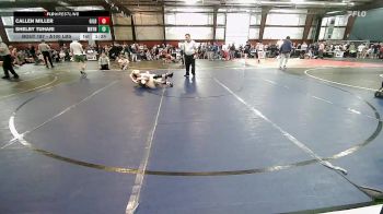 Quarterfinal - Callen Miller, Gilbertsville vs Shelby Tuhari, Wayne