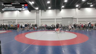 106 lbs Cons. Quarters - Eli Pomeroy, Bear Cave Wrestling Club vs Kash Clementi, Spartan RTC@LHP