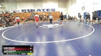 174 lbs Semis & 3rd Wb (16 Team) - James Bonton, Sierra College vs Luke Peasley, Skyline College