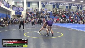 165 lbs Cons. Round 5 - Austin Sertell, FINDLAY vs Michael Holtsberry, SWANTON