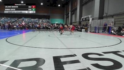 175 lbs Round Of 64 - Leland Minson, Culver Mat Club vs Emeri Ortiz, Bloodline Wrestling