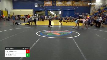 126 lbs Semifinal - Russell Raabe, Fort Pierce Central vs Clayton Hurley, CFWA