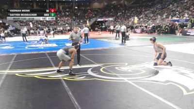 Quarterfinal - Kiernan Meink, Millard South vs Dayven Mosbacker, Omaha Bryan