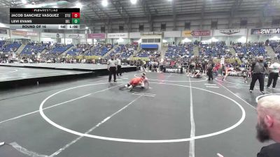 135 lbs Round Of 16 - Jacob Sanchez Vasquez, Steel City WC vs Levi Evans, Del Norte