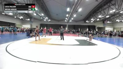 106 lbs Quarterfinal - Luca Pallies, Kingsway MS vs Bryan Agulis, Edge Wrestling