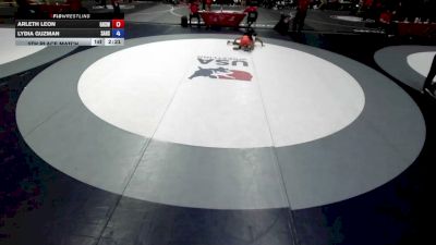 95 lbs 5th Place Match - Arleth Leon, Glendora High School Wrestling vs Lydia Guzman, Santa Ana High School Wrestling