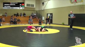 112 lbs Cons. Semi - Andrew Sandoval, Woodlake vs Ace Soria, Outlaws Wrestling Club