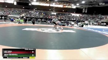 132 lbs Cons. Round 3 - Lily Hall, Idaho Falls vs Bryn Beardoll, Eagle