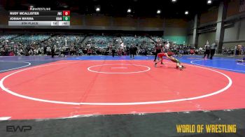 64 lbs 5th Place - Rudy McAllister, Juggernaut Wrestling Club vs Josiah Rivera, Grant County Elite