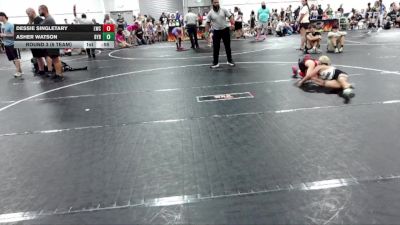 80 lbs Round 3 (6 Team) - Asher Watson, Backyard Brawlers vs Dessie Singletary, Longwood Wrestling Club