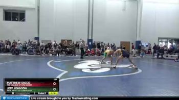 157 lbs Semifinal - Jeff Johnson, New Jersey City University vs Matthew Sacco, The College Of New Jersey