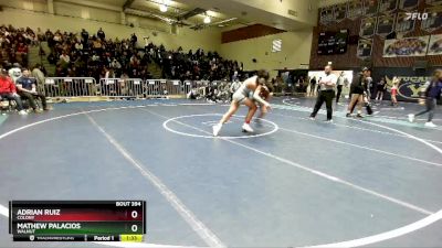 150 lbs Quarterfinal - Adrian Ruiz, Colony vs Mathew Palacios, Walnut