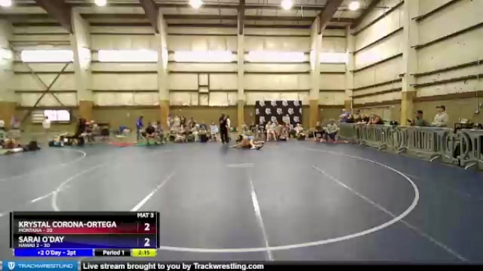 110 lbs Round 2 (6 Team) - KRYSTAL CORONA-ORTEGA, Montana vs Sarai O ...