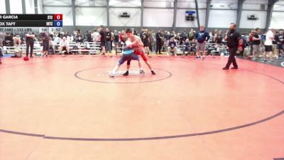 113 lbs Cons. Sub-semis - Xavier Garcia, SilvaBack Training Center vs Maddox Taft, Inland NW Training Center