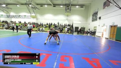 197 lbs Cons. Round 3 - Jaremiah Juarez, Rio Hondo vs Joseph Robles, Victor Valley College