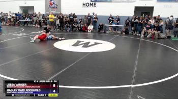 90 lbs Quarterfinal - Jessa Winger, Soldotna Whalers Wrestling Club vs Hadley Kate Rockhold, North Pole Wrestling Club