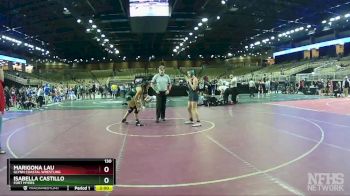 130 lbs Champ. Round 2 - Isabella Castillo, Fort Myers vs Marigona Lau, Glynn Coastal Wrestling