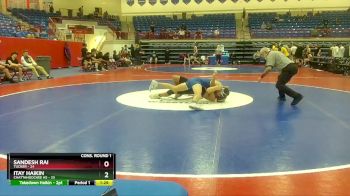 150 lbs Quarters & 1st Wb (16 Team) - Itay Haikin, Chattahoochee HS vs Sandesh Rai, Tucker