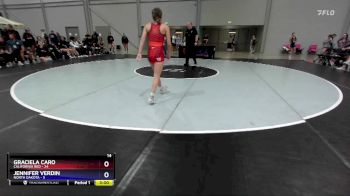 100 lbs 4th Wrestleback (16 Team) - Graciela Caro, California Red vs Jennifer Verdin, North Dakota