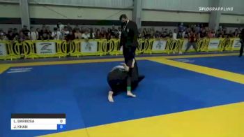 LAVIANA BARBOSA vs JESSAMINE KHAN 2021 Pan IBJJF Jiu-Jitsu No-Gi Championship