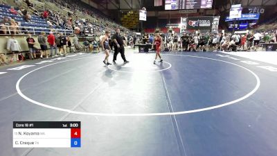 126 lbs Cons 16 #1 - Noah Koyama, WA vs Chase Creque, TN