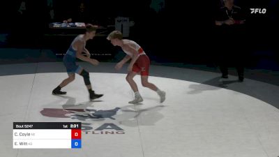106 lbs Final - Cadyn Coyle, Nebraska vs Ezekiel Witt, Kansas