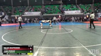 6A 157 lbs Quarterfinal - Cage McIsaac, Mortimer Jordan HS vs Rio De Graffenried, Athens