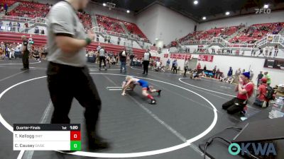 67 lbs Quarterfinal - Titus Kellogg, Smith Wrestling Academy vs Colton Causey, Division Bell Wrestling