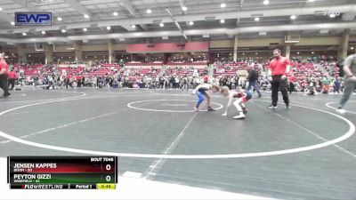 61 lbs Cons. Round 3 - Jensen Kappes, Bison vs Peyton Gizzi, Widefield