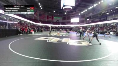 120 lbs Champ. Round 1 - Michael Nelson, Centennial vs Tilton Turner, Kuna