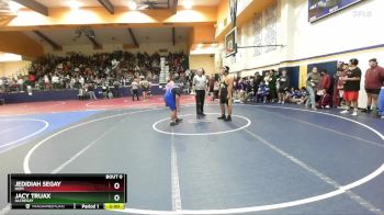 285 lbs Round 1 - Jacy Truax, Alchesay vs Jedidiah Segay, Hopi