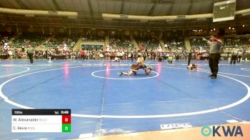 70 lbs Semifinal - Wade Alexanader, Bridge Creek Youth Wrestling vs Colby Revis, Pocola Youth Wrestling