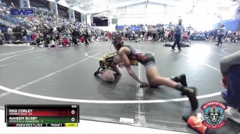 100 lbs Round 1 (4 Team) - Raheem Busby, Potentially Dangerous vs Max Corley, Midwest Gold