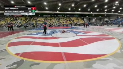70 lbs Quarterfinal - Cruz Prasnicki, Dakota Boyz Wrestling Club vs Mitchell Christensen, Heartland Wrestling Academy