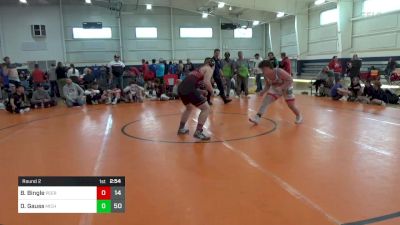 220 lbs Round 2 - Brody Bingle, Peer Pressure Elite vs Dylan Gauss, Michigan Mayhem